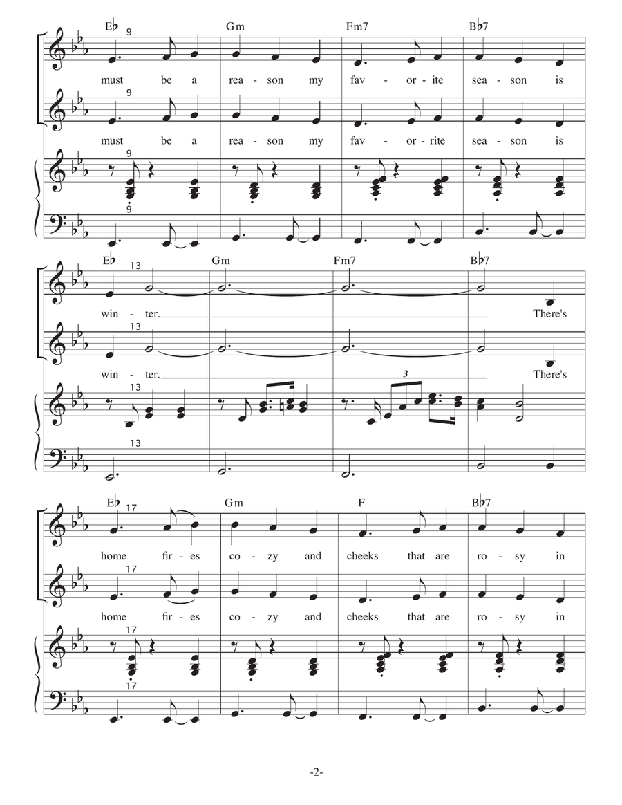 My Favorite Season My Favorite Season Piano, Vocal scores gallery preview page 2