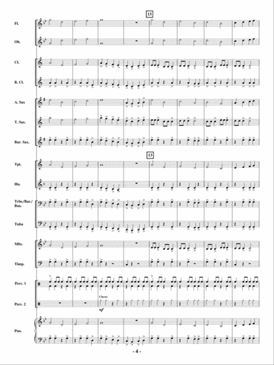 Zap! Zap! Concert Band scores gallery preview page 3