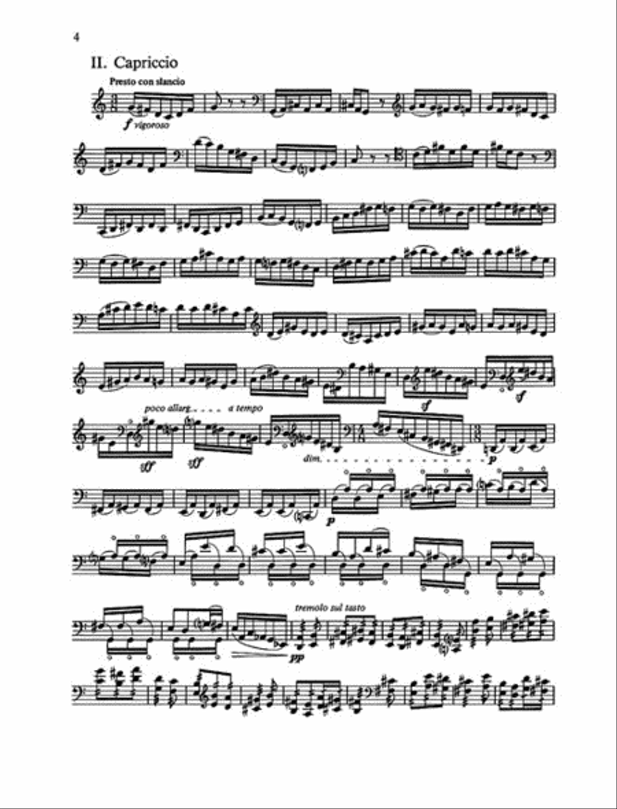 Cello Sonata Cello Solo scores gallery preview page 3