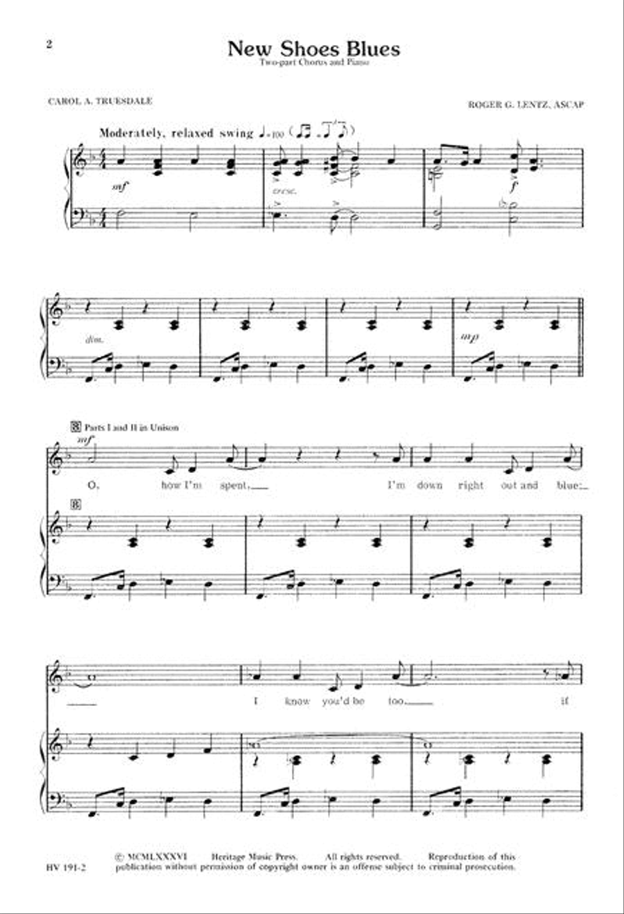 New Shoes Blues 2-Part scores gallery preview page 2