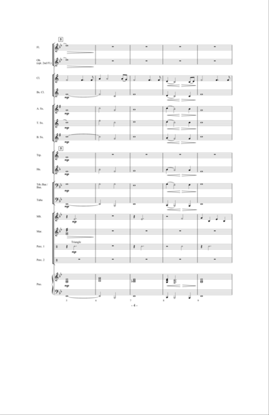 Peace Like A River Peace Like A River Concert Band scores gallery preview page 3