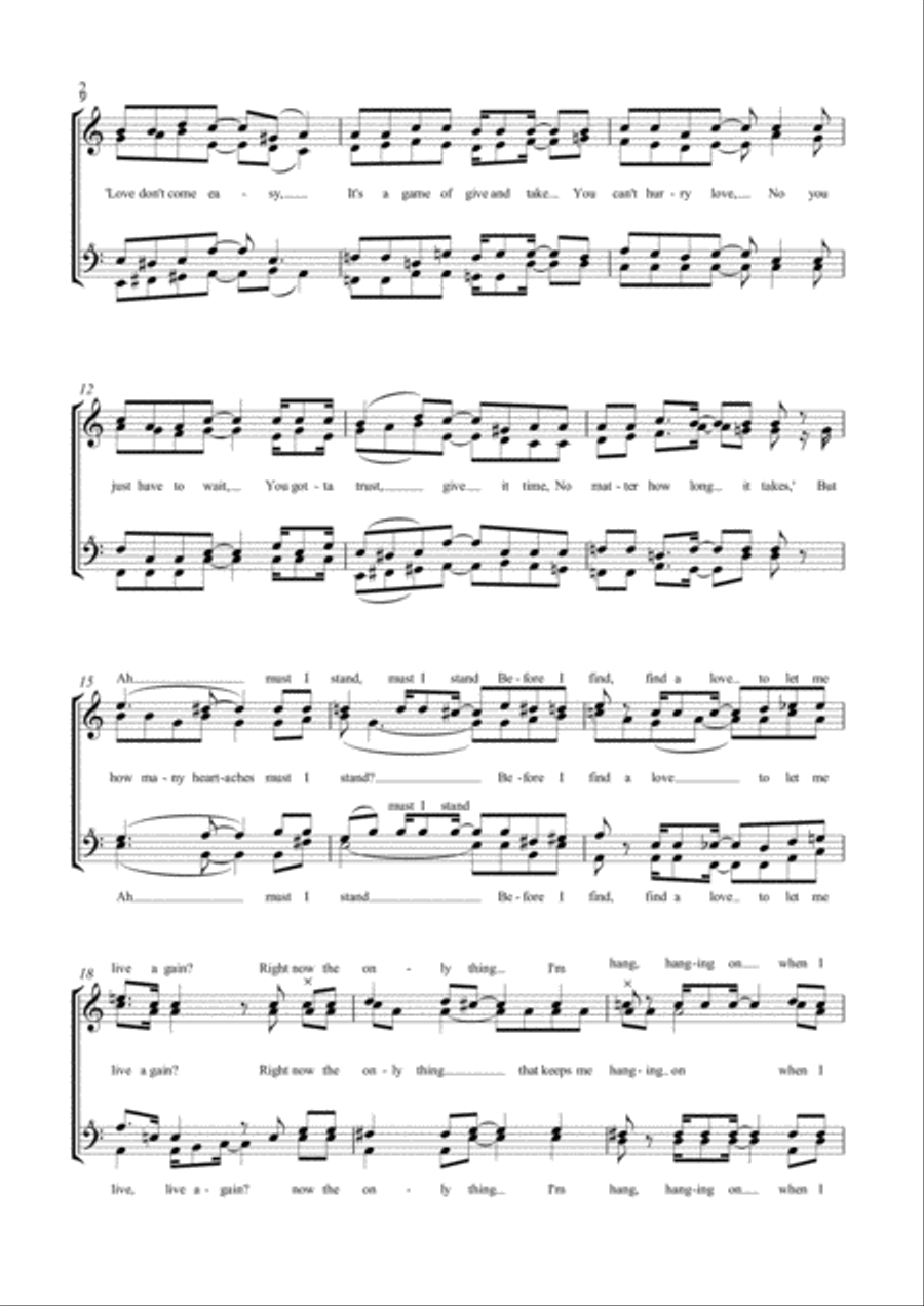 You Can't Hurry Love SSAA scores gallery preview page 2