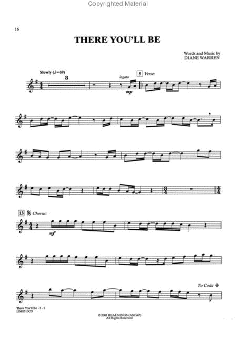 Movie Instrumental Solos - Alto Sax (Book and CD) Alto Saxophone scores gallery preview page 4