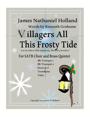Villagers All This Frosty Tide for SATB Choir and Brass Quintet