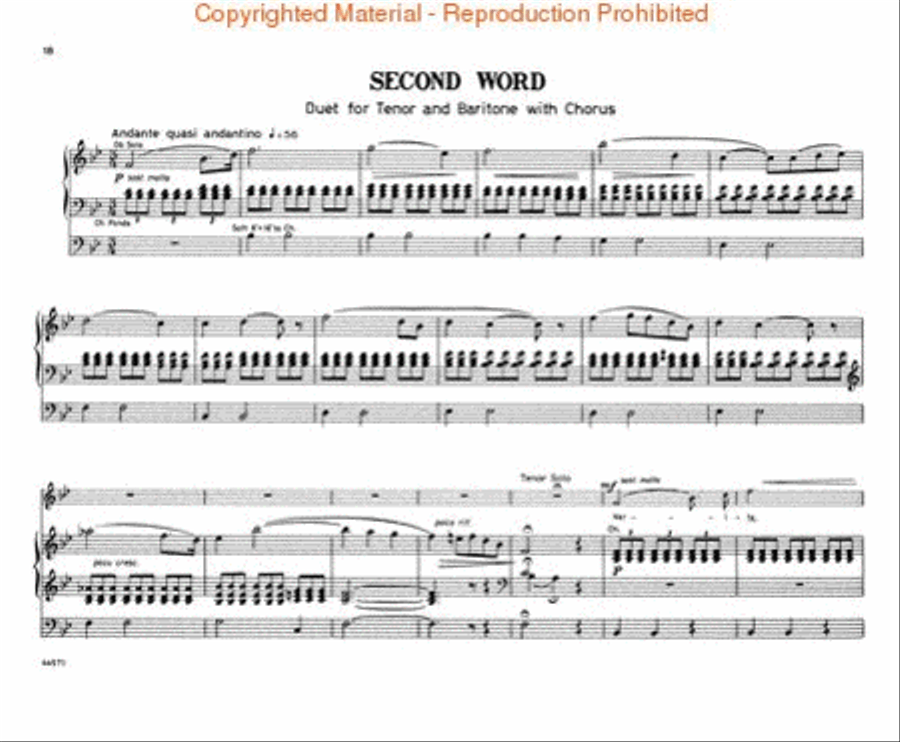 Seven Last Words of Christ 4-Part scores gallery preview page 3
