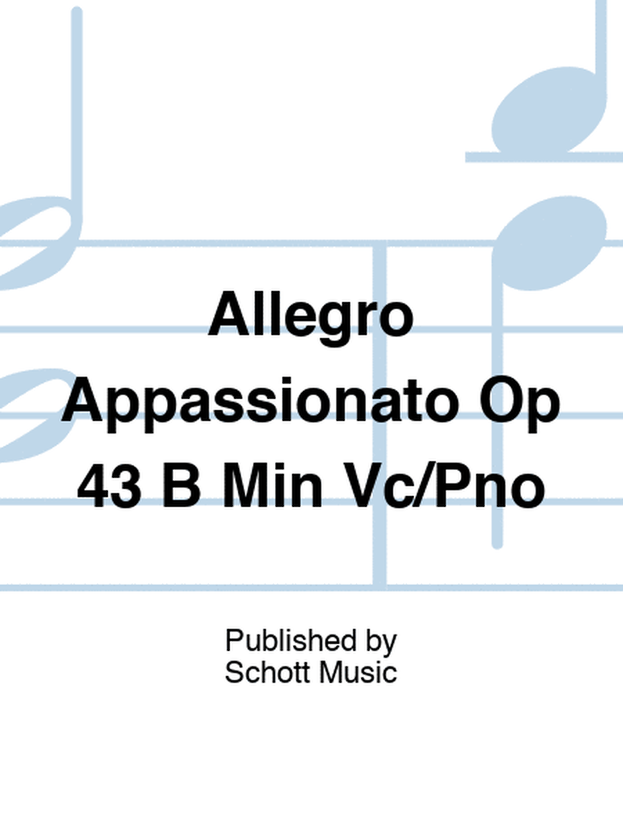 Saint-Saens - Allegro Appassionato Op 43 Cello/Piano