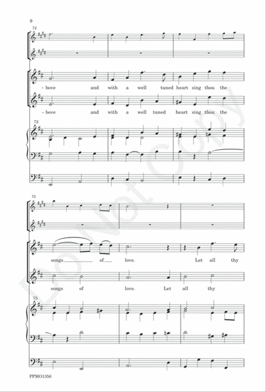Ye Holy Angels Bright 4-Part scores gallery preview page 11