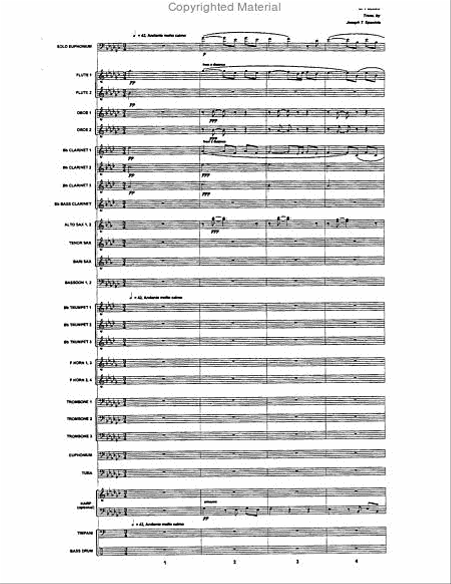 Un Bel Di Euphonium scores gallery preview page 2