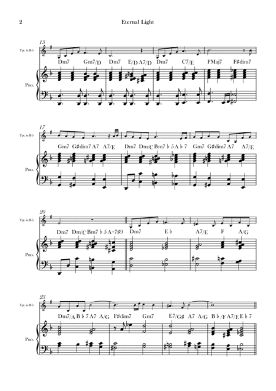 Eternal Light Chamber Music scores gallery preview page 2
