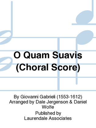 O Quam Suavis (Choral Score)