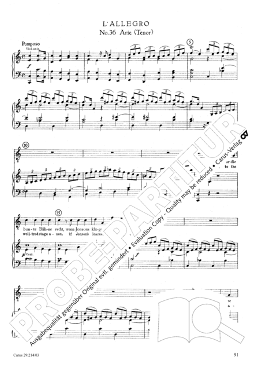 L'Allegro, il Pensieroso ed il Moderato TB scores gallery preview page 92