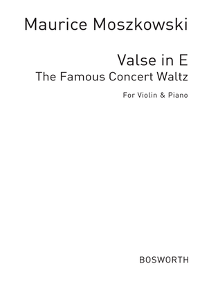 Book cover for Waltz In E For Violin And Piano Op.34 No.1