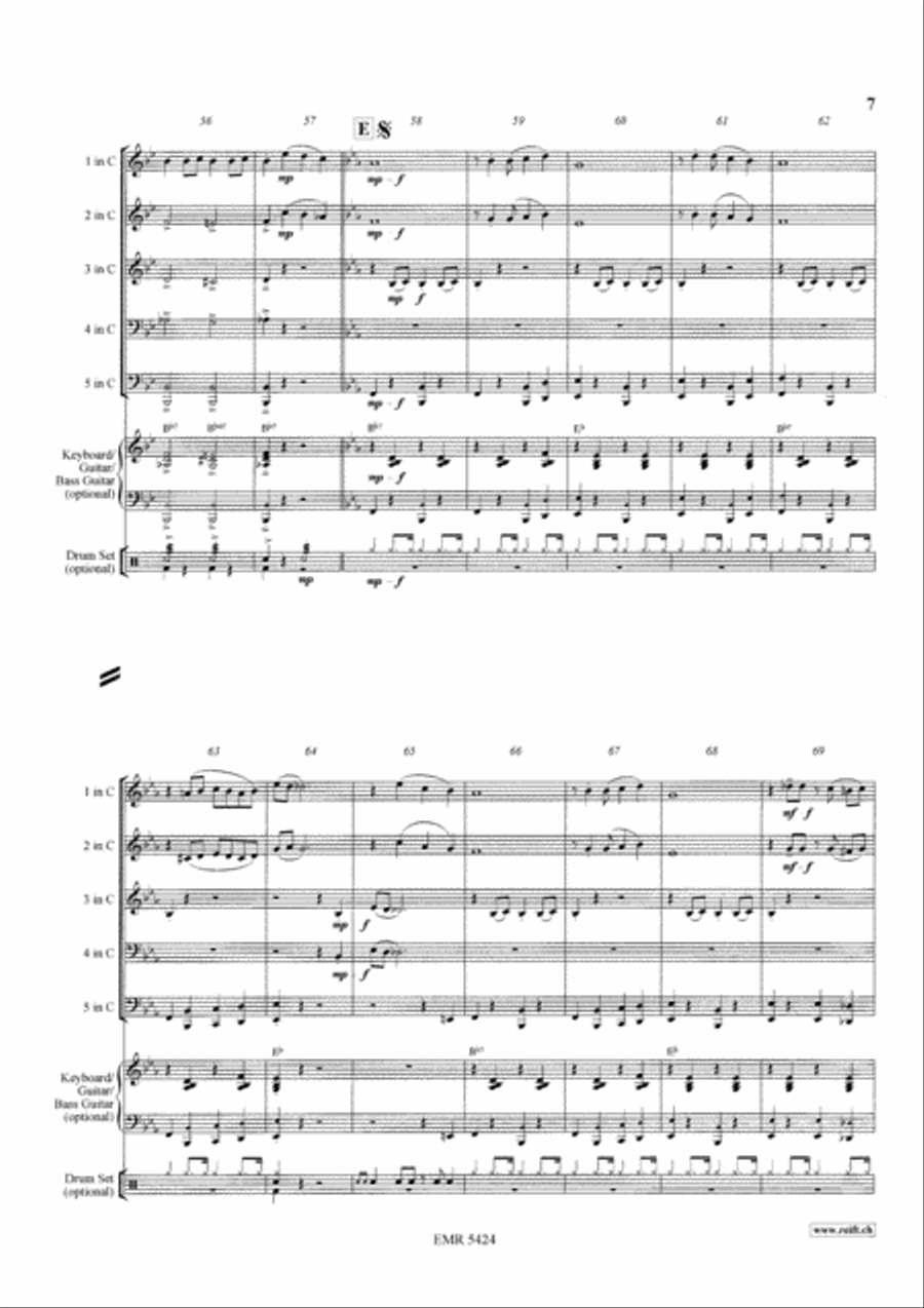 Black Bottom Stomp Woodwind Quintet scores gallery preview page 7