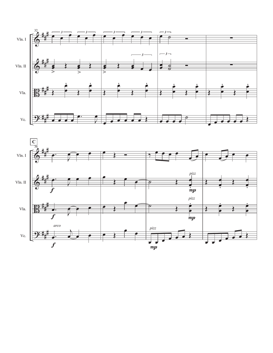 Is This Love String Quartet scores gallery preview page 5