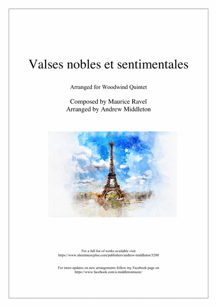 Valse nobles et sentimentalise arranged for Wind Quintet image number null