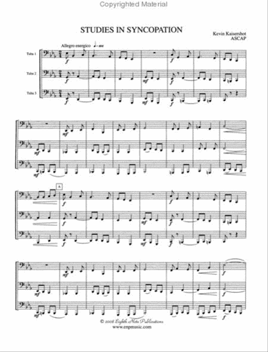 Studies in Syncopation Small Ensemble scores gallery preview page 2