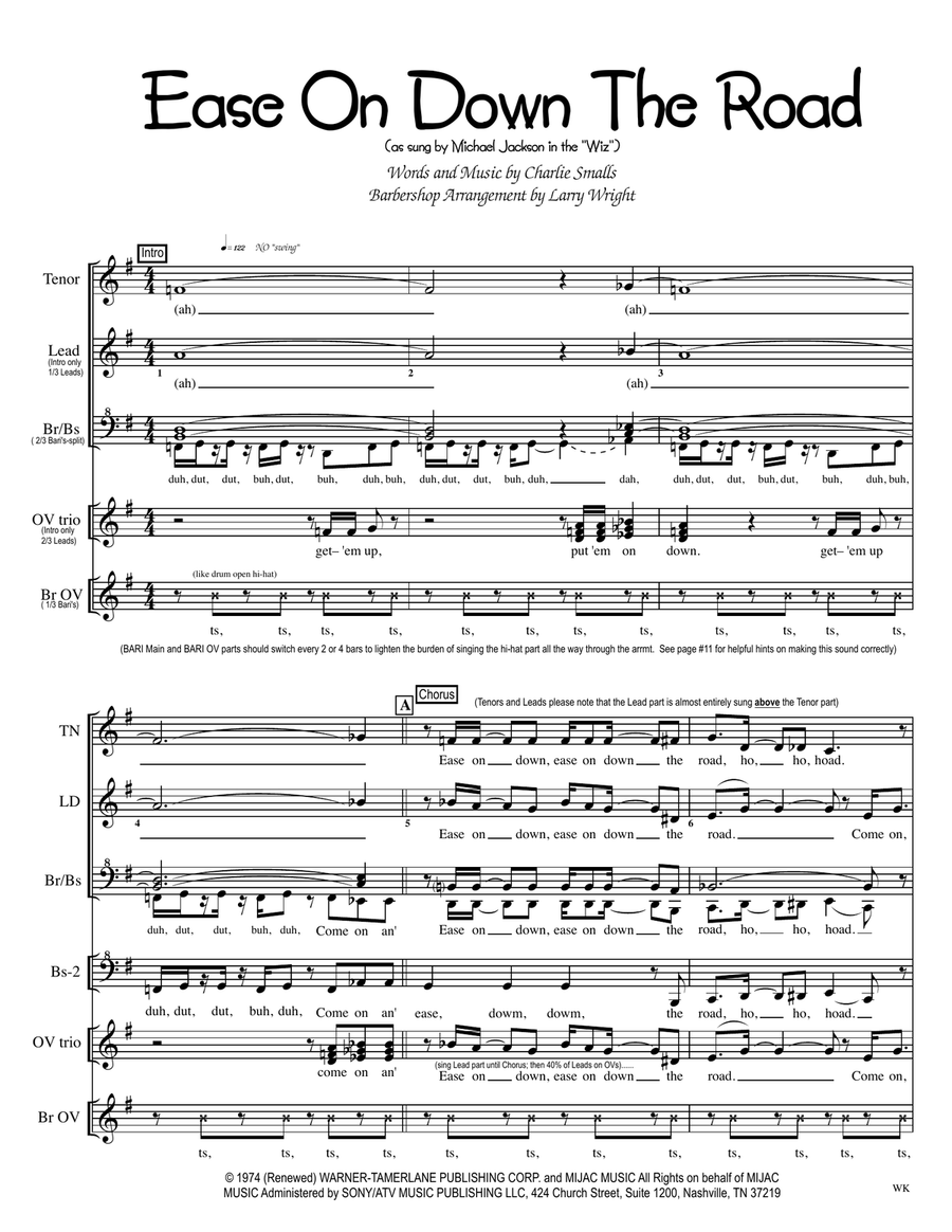 Ease On Down The Road Ease On Down The Road SSAA scores gallery preview page 1