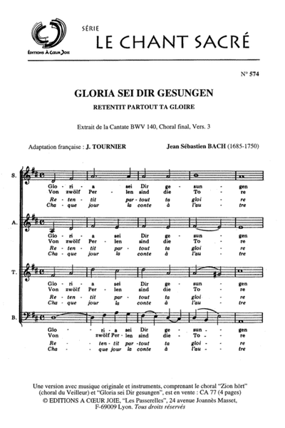 Gloria Sei Dir Gesungen - Bach