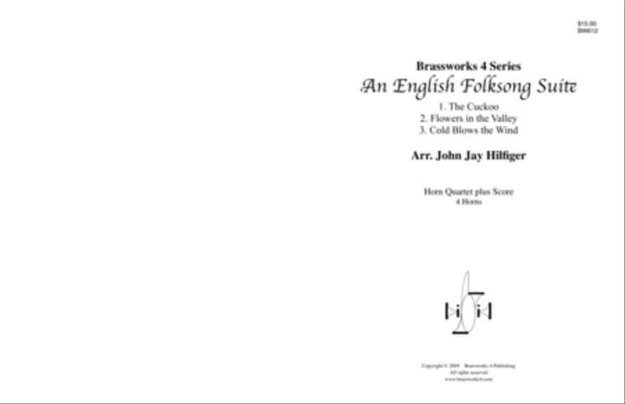 An English Folksong Suite Horn scores gallery preview page 1