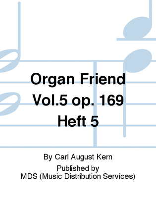 Organ Friend Vol.5 op. 169 Heft 5