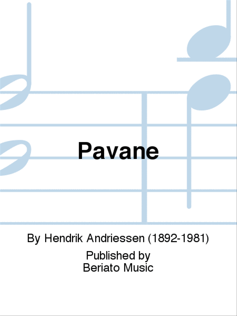 Pavane Piano Solo scores gallery preview page 1