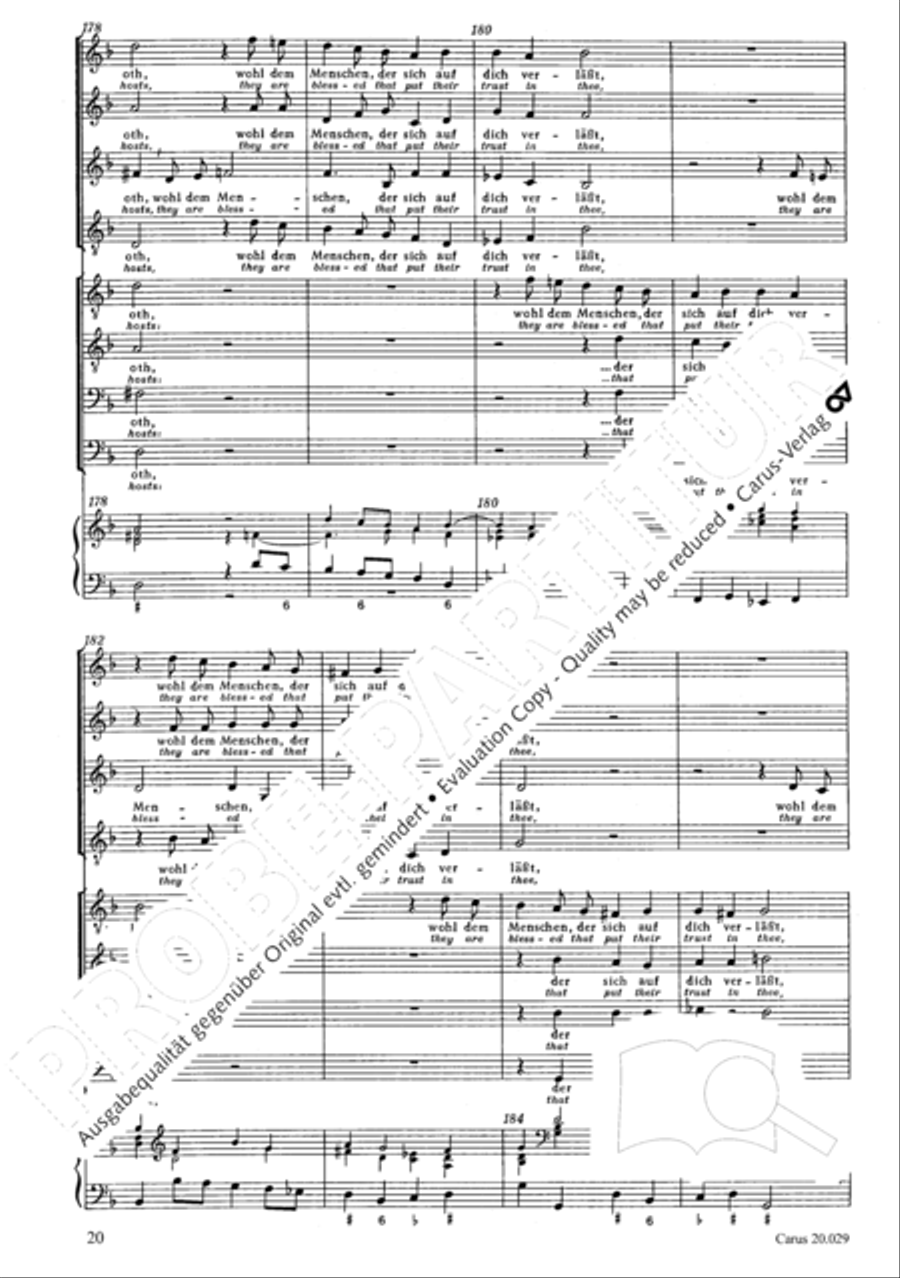 How beautiful is thy dwelling place (Wie lieblich sind deine Wohnungen) Men's Choir scores gallery preview page 27