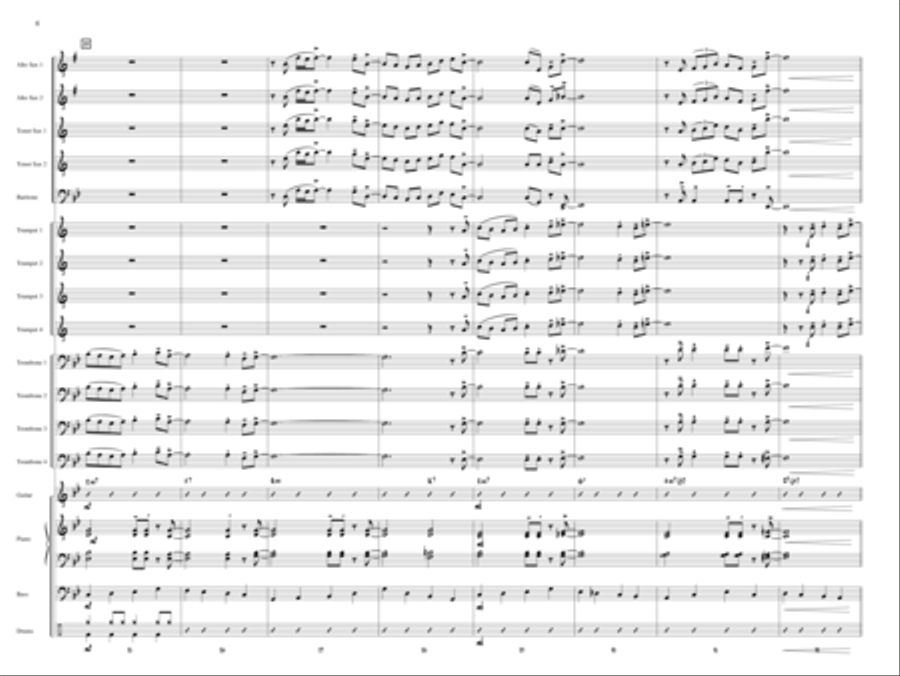 Minor Details Jazz Ensemble scores gallery preview page 5