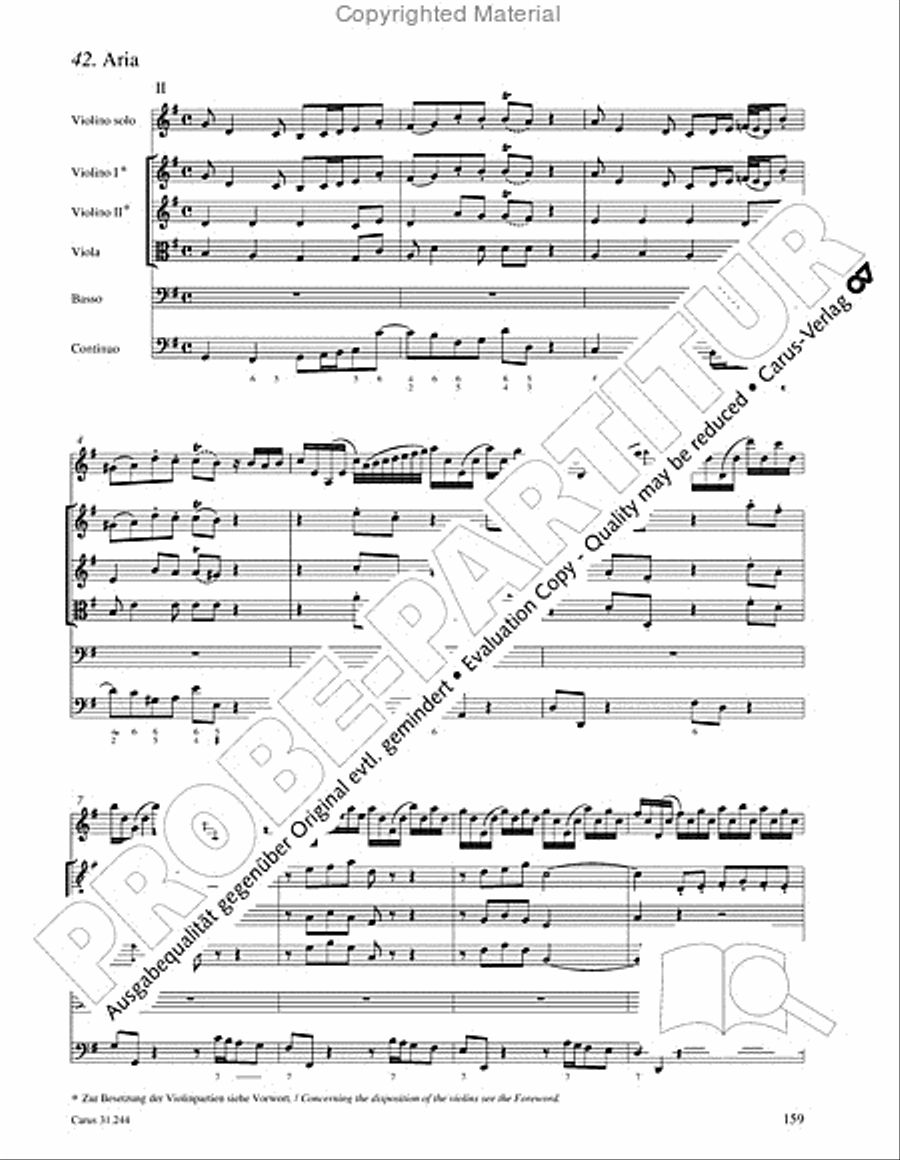 St. Matthew Passion (Matthaus-Passion) 4-Part scores gallery preview page 161