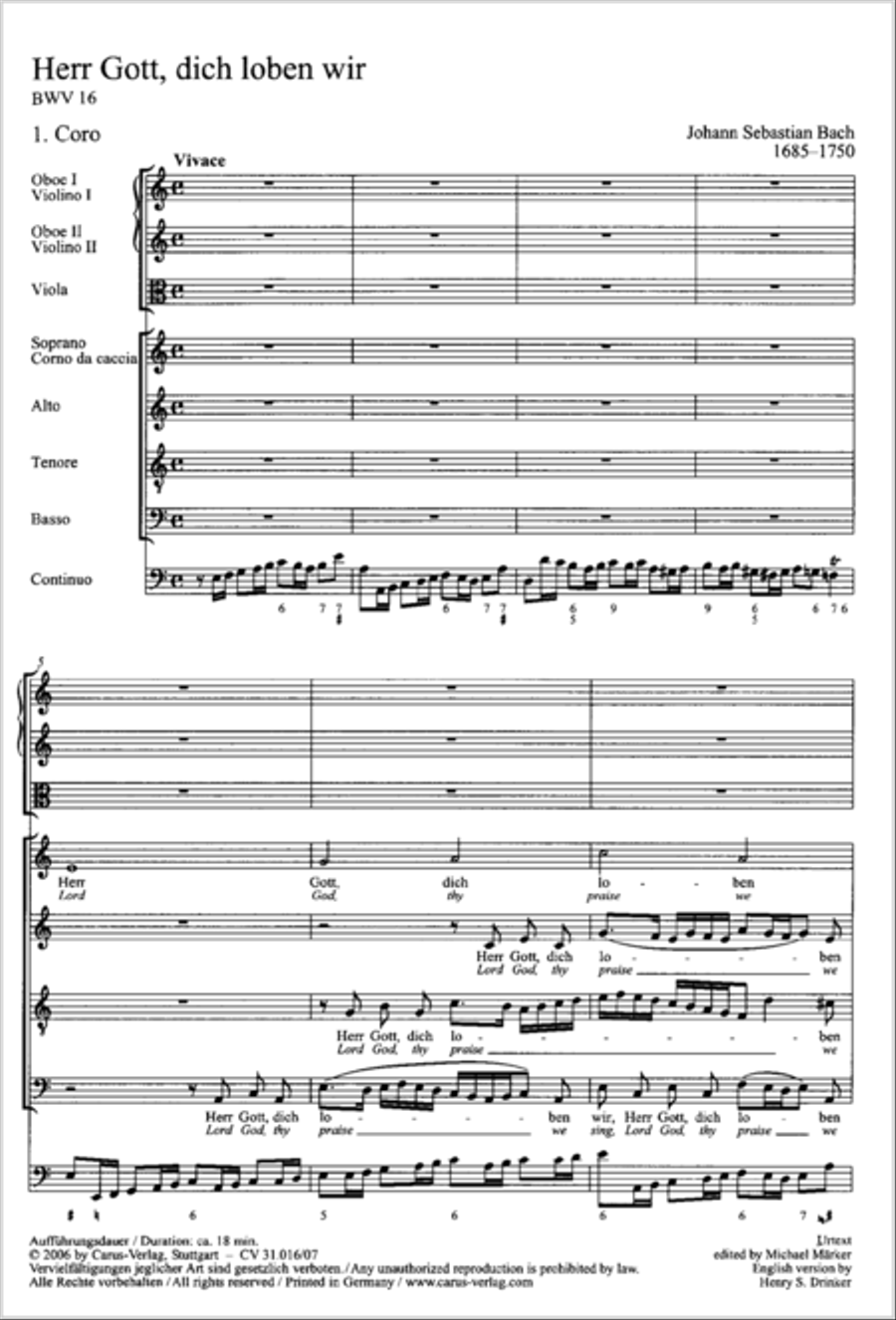 Lord God, thy praise we sing (Herr Gott, dich loben wir) ATB scores gallery preview page 34