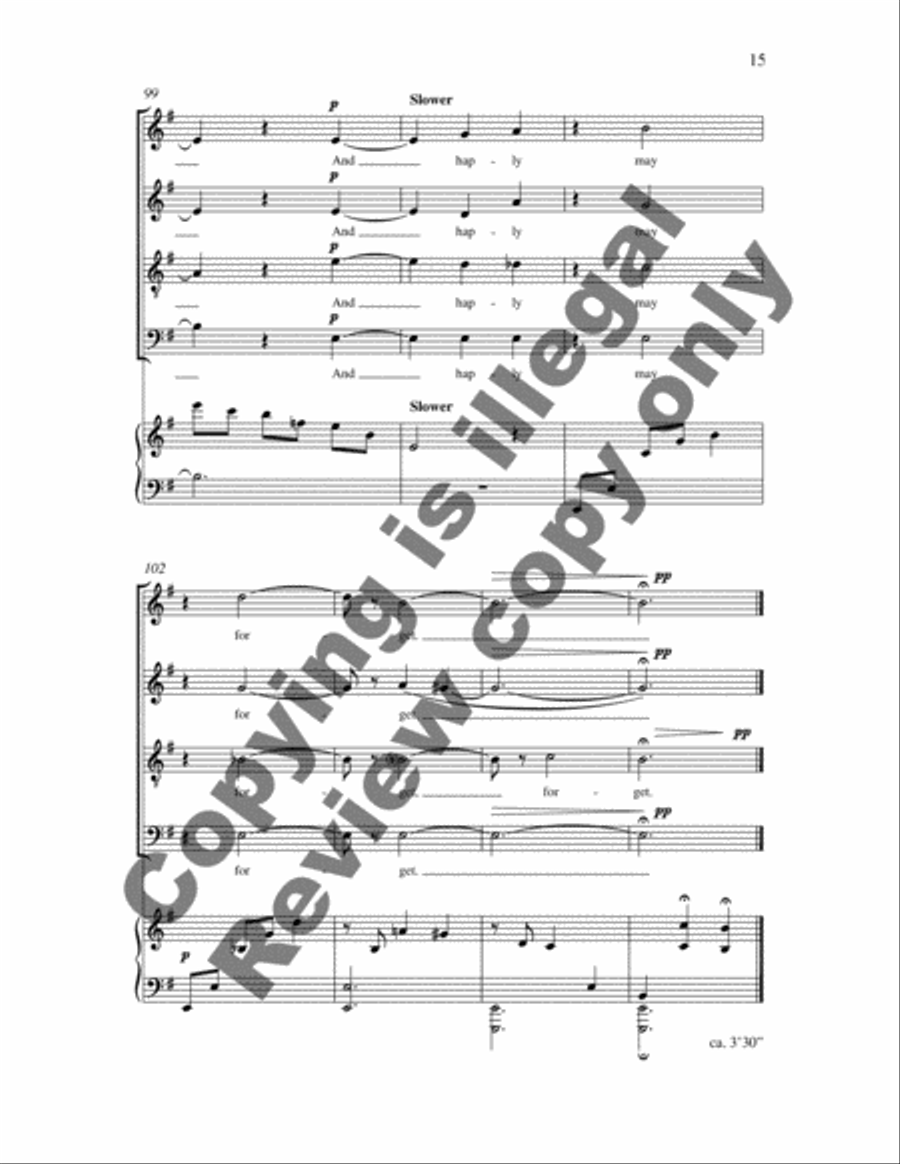 The Rossetti Songs: 3. When I Am Dead, My Dearest (Song) Divisi scores gallery preview page 12