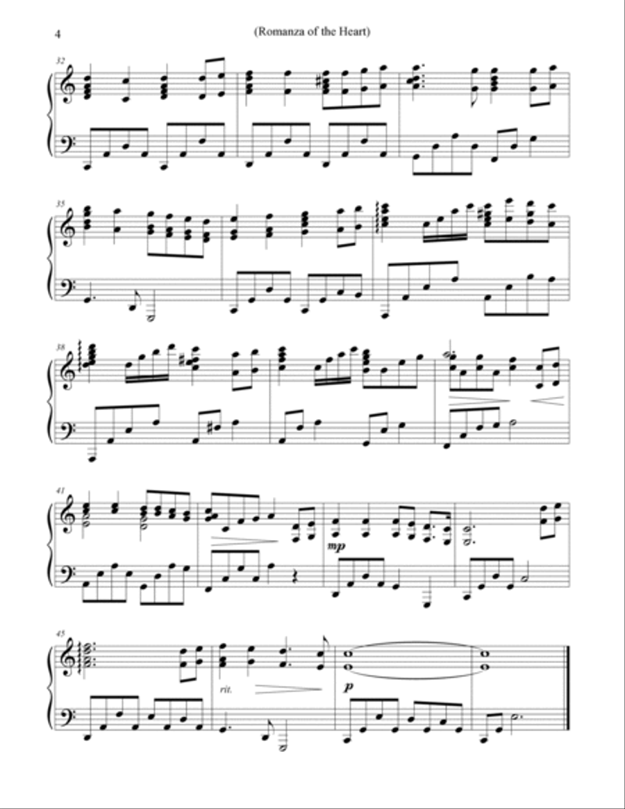 Romantic Piano: A Labor of Love Piano Solo scores gallery preview page 6