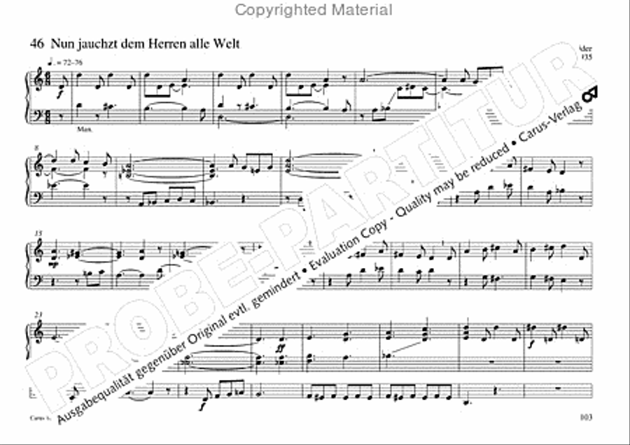 Freiburger Orgelbuch: Stammteil