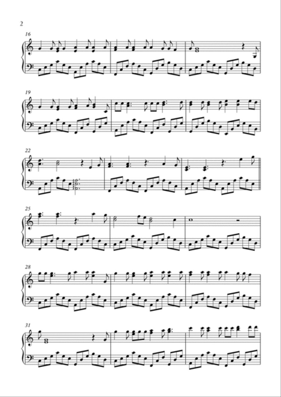 Hallelujah Hallelujah Voice scores gallery preview page 3
