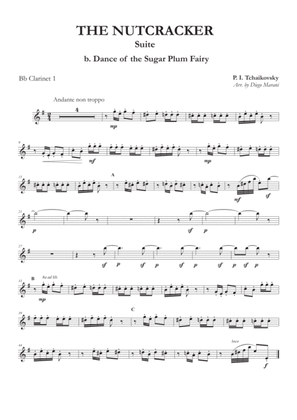 "Dance of the Sugar Plum Fairy" from Nutcracker Suite for Clarinet Quartet