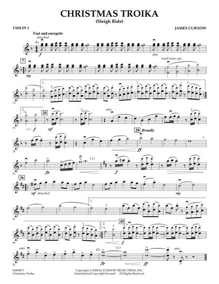 Christmas Troika - Violin 1