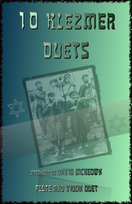 Book cover for 10 Klezmer Duets for Flute and Violin