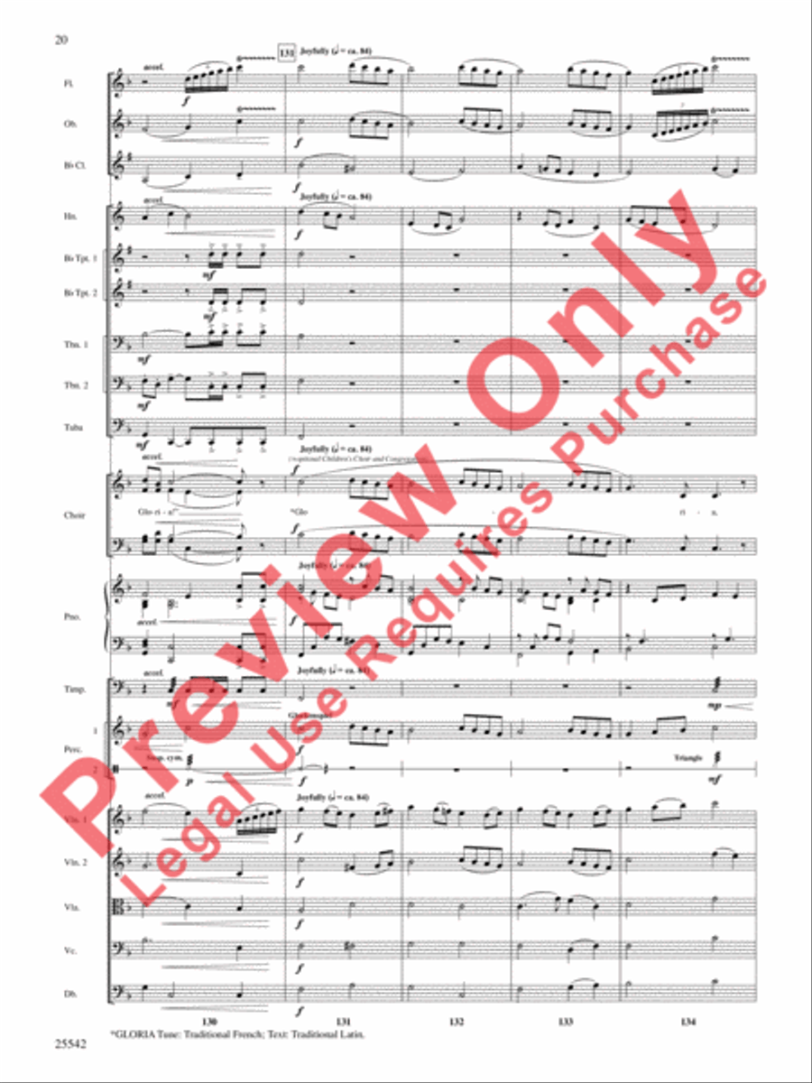 Glory to the Newborn King! Choir scores gallery preview page 21