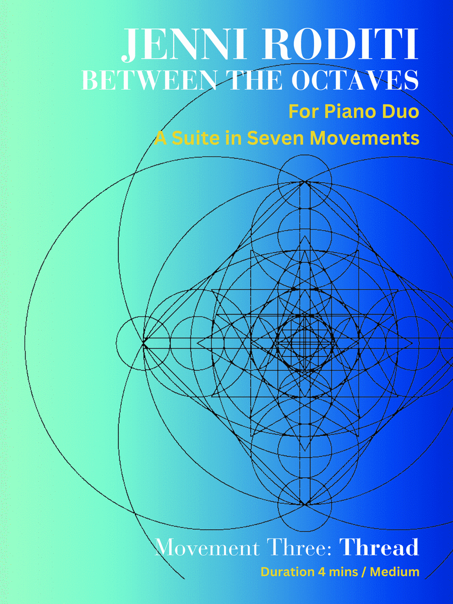 THREAD, Between the Octaves A Piano Duo Suite (Movement 3 of 7) Piano Duet scores gallery preview page 1