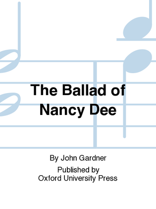 Book cover for The Ballad of Nancy Dee
