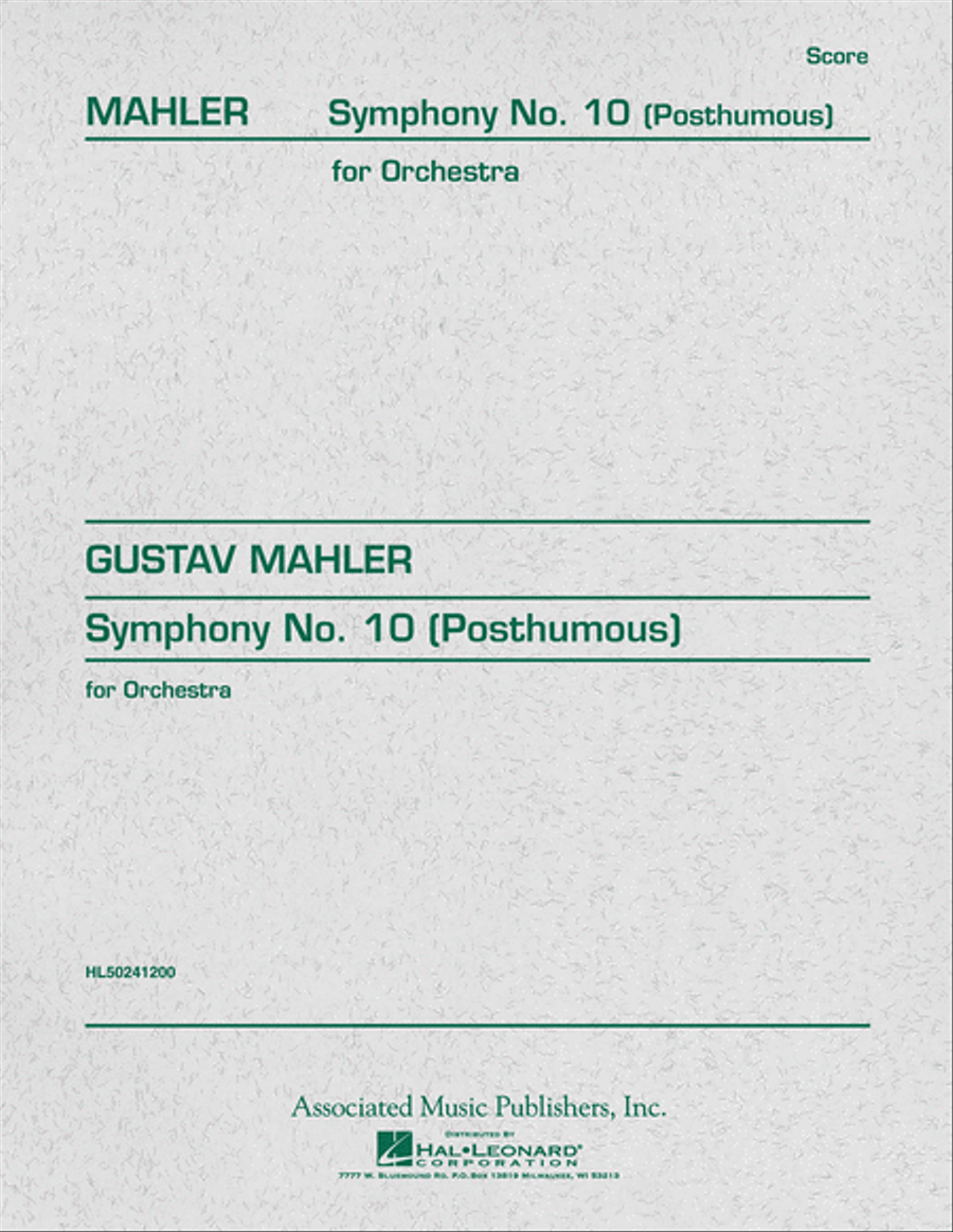 Symphony No. 10 Symphony No. 10 Orchestra scores gallery preview page 1
