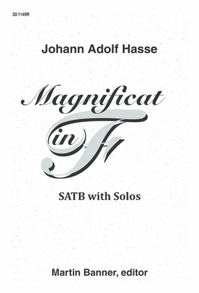 Book cover for Magnificat in F - Choral Score