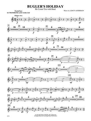 Bugler's Holiday (with Cornet Trio): WP 1st B-flat Trombone T.C.