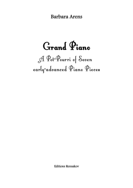 Grand Piano: A Pot-Pourri of Seven early-advanced Piano Pieces image number null