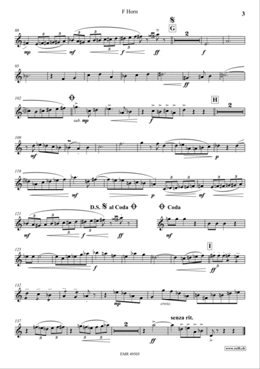 Fantaisie Horn scores gallery preview page 4