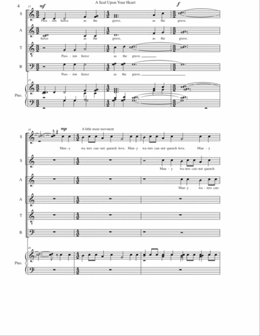 A Seal Upon Your Heart Small Ensemble scores gallery preview page 4