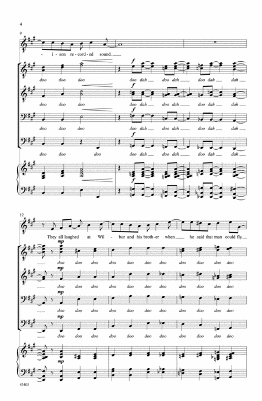 They All Laughed A Cappella scores gallery preview page 3