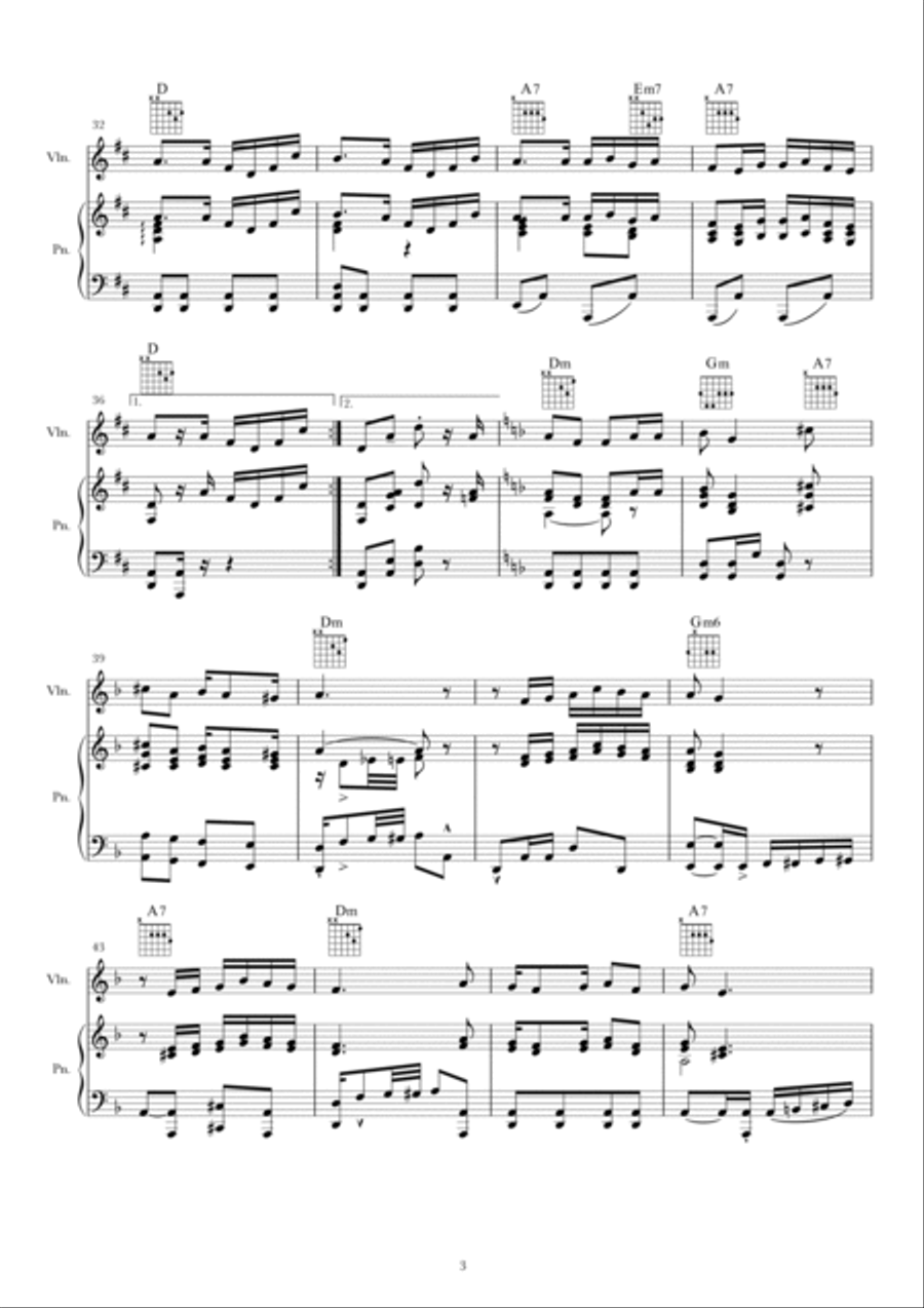 Tango A Media Luz Piano, Vocal, Guitar scores gallery preview page 5