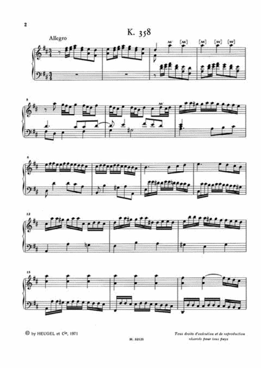 Sonates Volume 8 K358 - K407