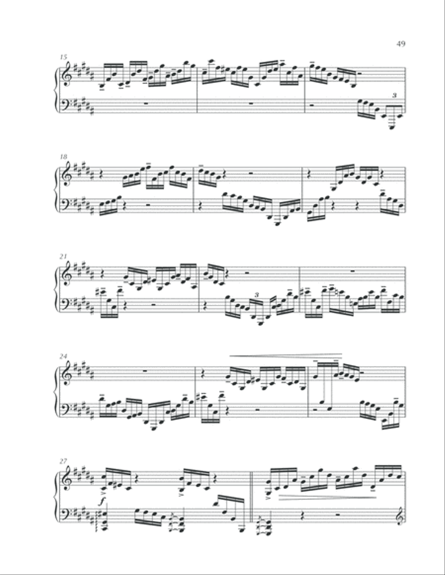 Release (Verbs 23) Piano Solo scores gallery preview page 4