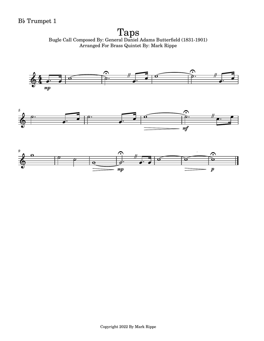 Taps (AM00151) Brass Ensemble scores gallery preview page 4